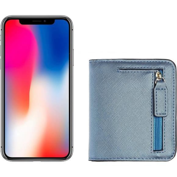 Womens Rfid Blocking Small Compact Bifold Luxury Genuine Leather Pocket Wallet - Picture 3 of 6